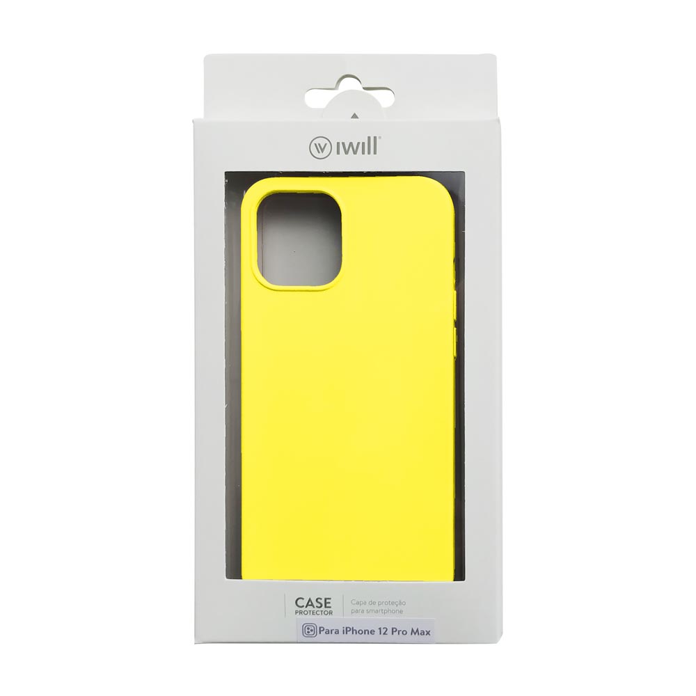 Simple Case para iPhone 12 Pro Max Amarela - Capa Protetora