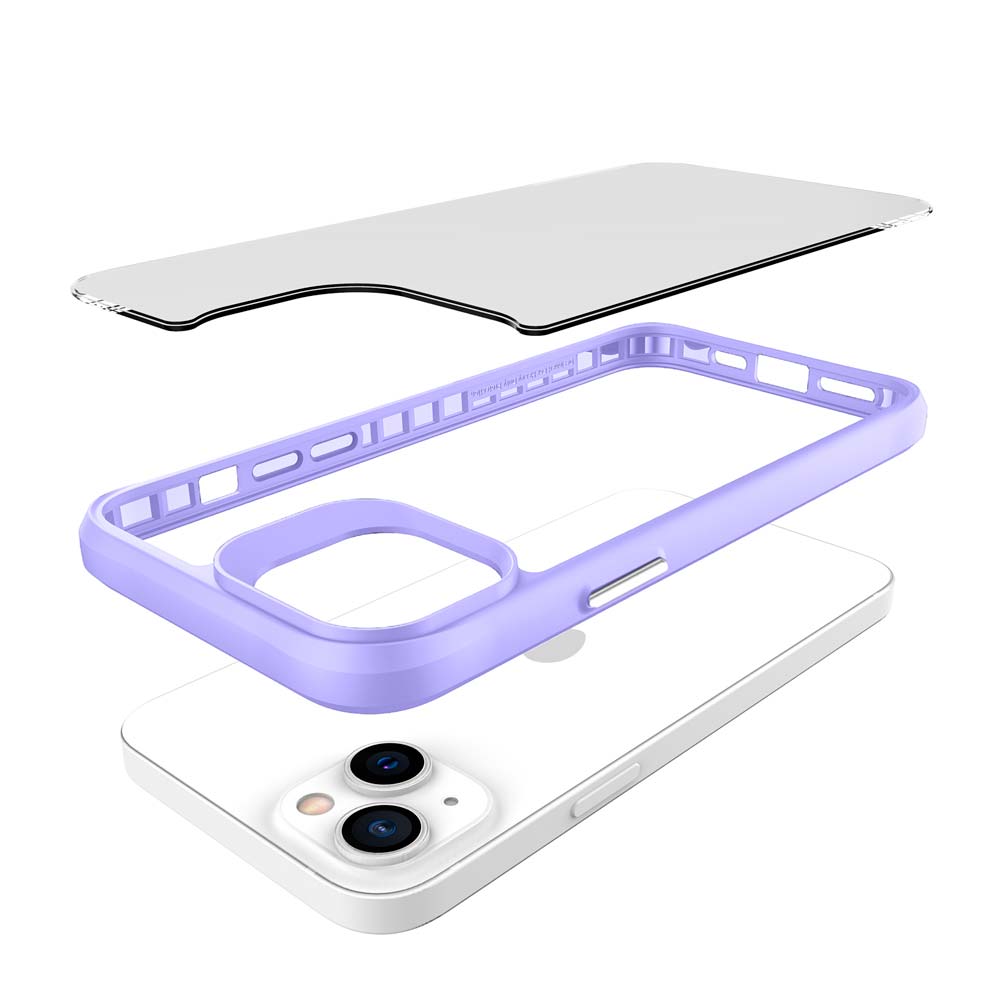 Clarity Case para iPhone 14 Pro Transparente com Vermelho - Capa