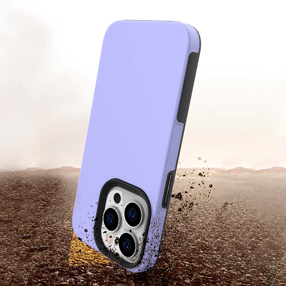 Double Lux Case iPhone 14 Pro Roxa - Capa Antichoque Dupla