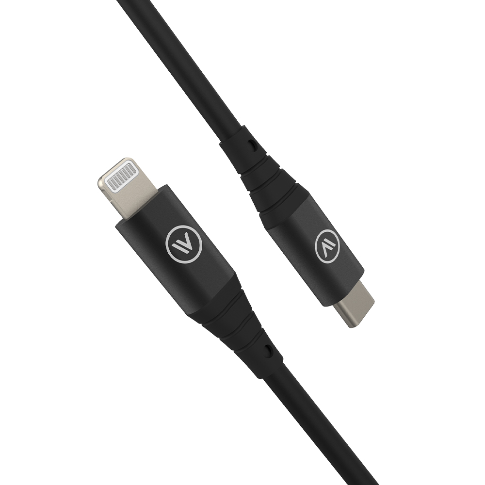 Cabo MFi para USB-C Hard Cable em TPE Preto