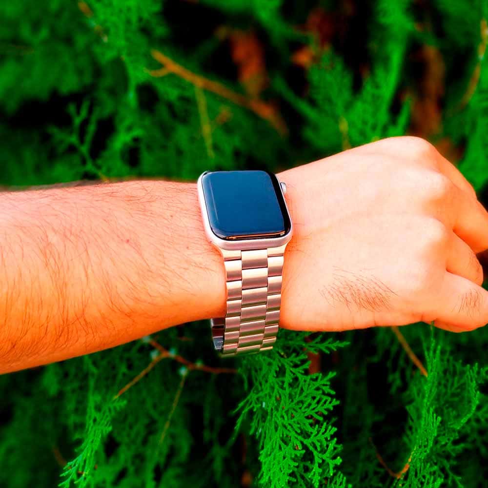 Pulseira para Apple Watch® WatchBand - Aço Inoxidável Prata 42/44/45/49 mm