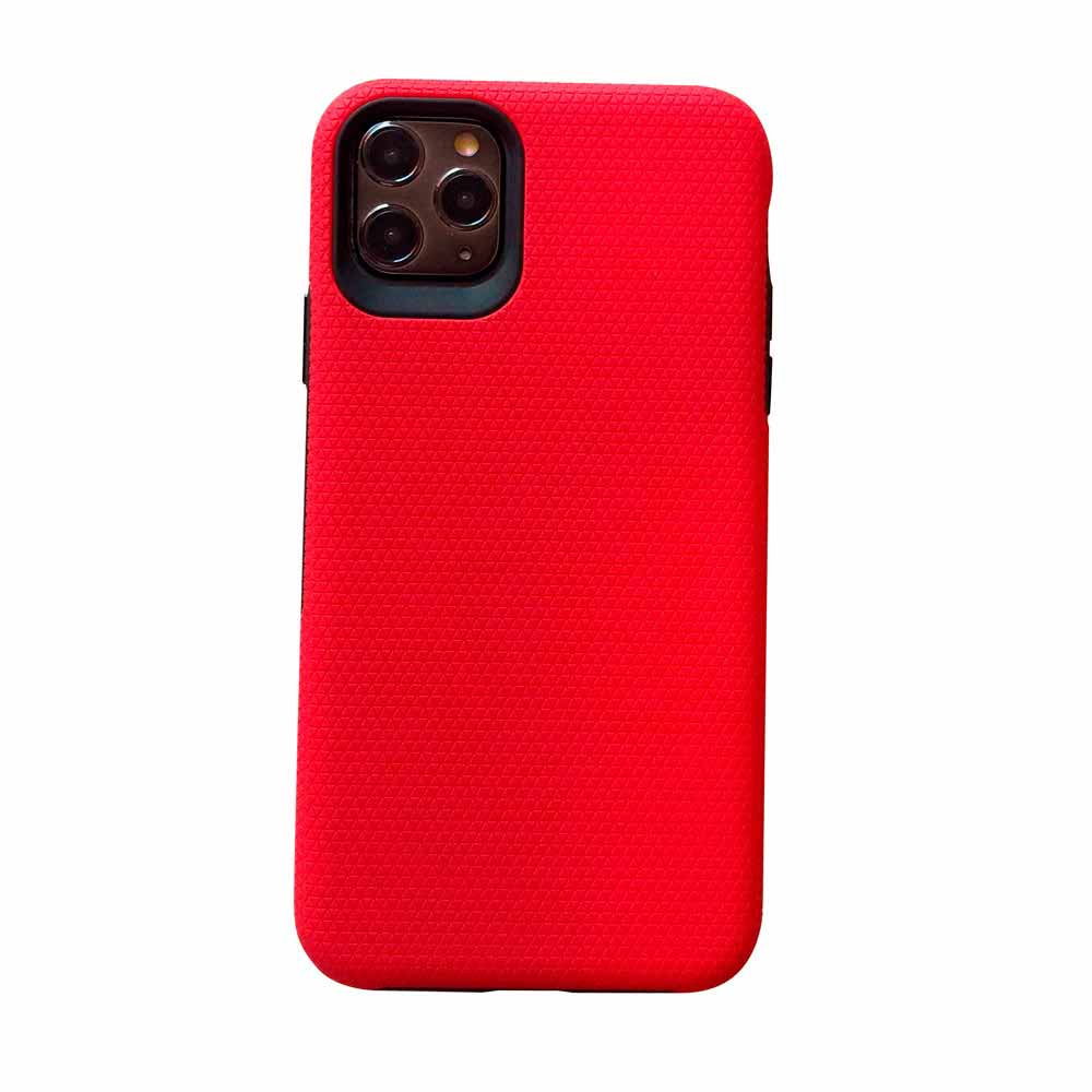 Double Case para iPhone 11 Pro Max Vermelha - Capa Antichoque Dupla