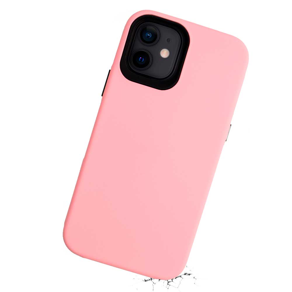 Double Lux Case para iPhone 12 Mini Rosa - Capa Antichoque Dupla