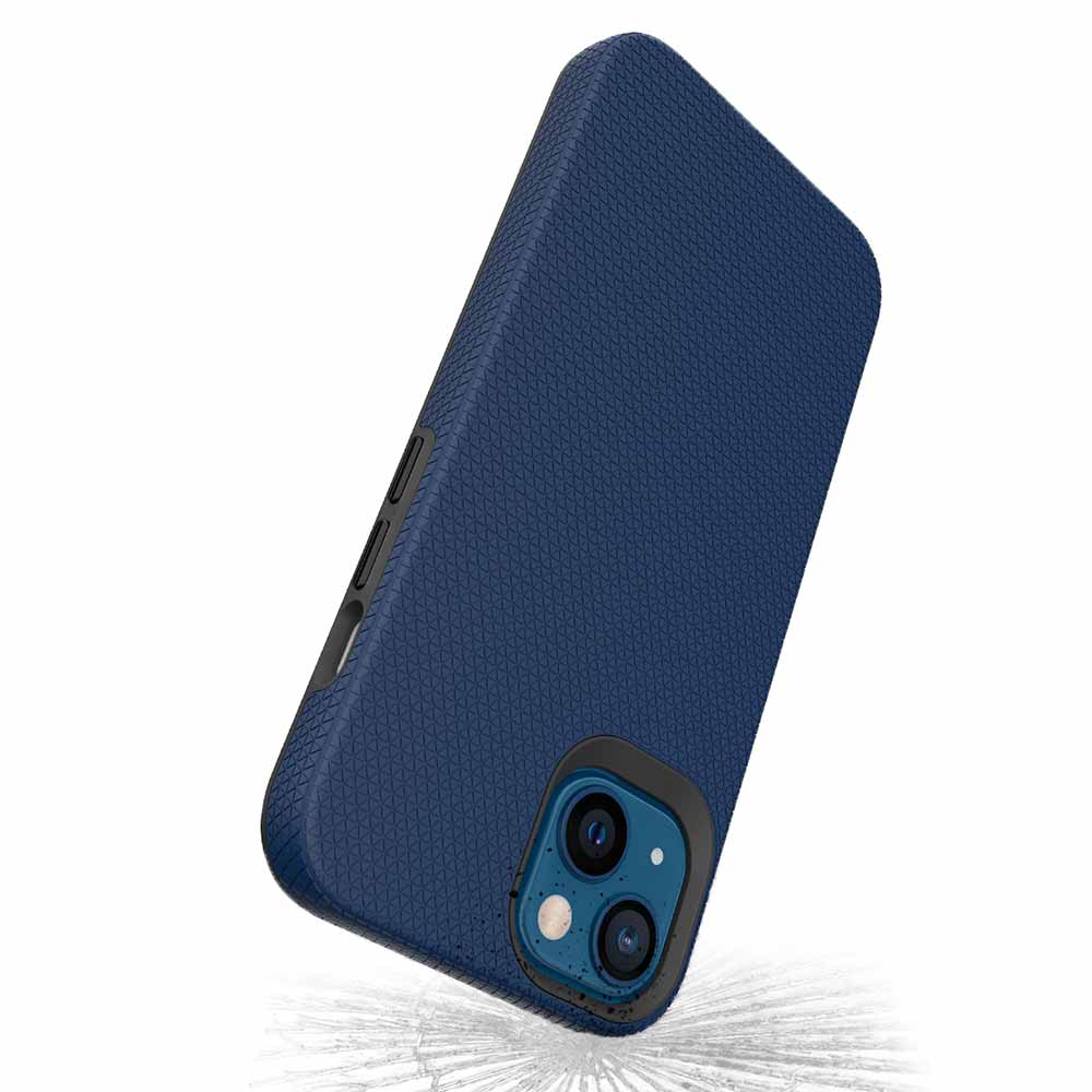 Double Case para iPhone 13 Azul Marinho - Capa Antichoque Dupla