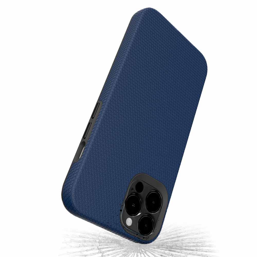 Double Case para iPhone 13 Pro Azul Marinho - Capa Antichoque Dupla