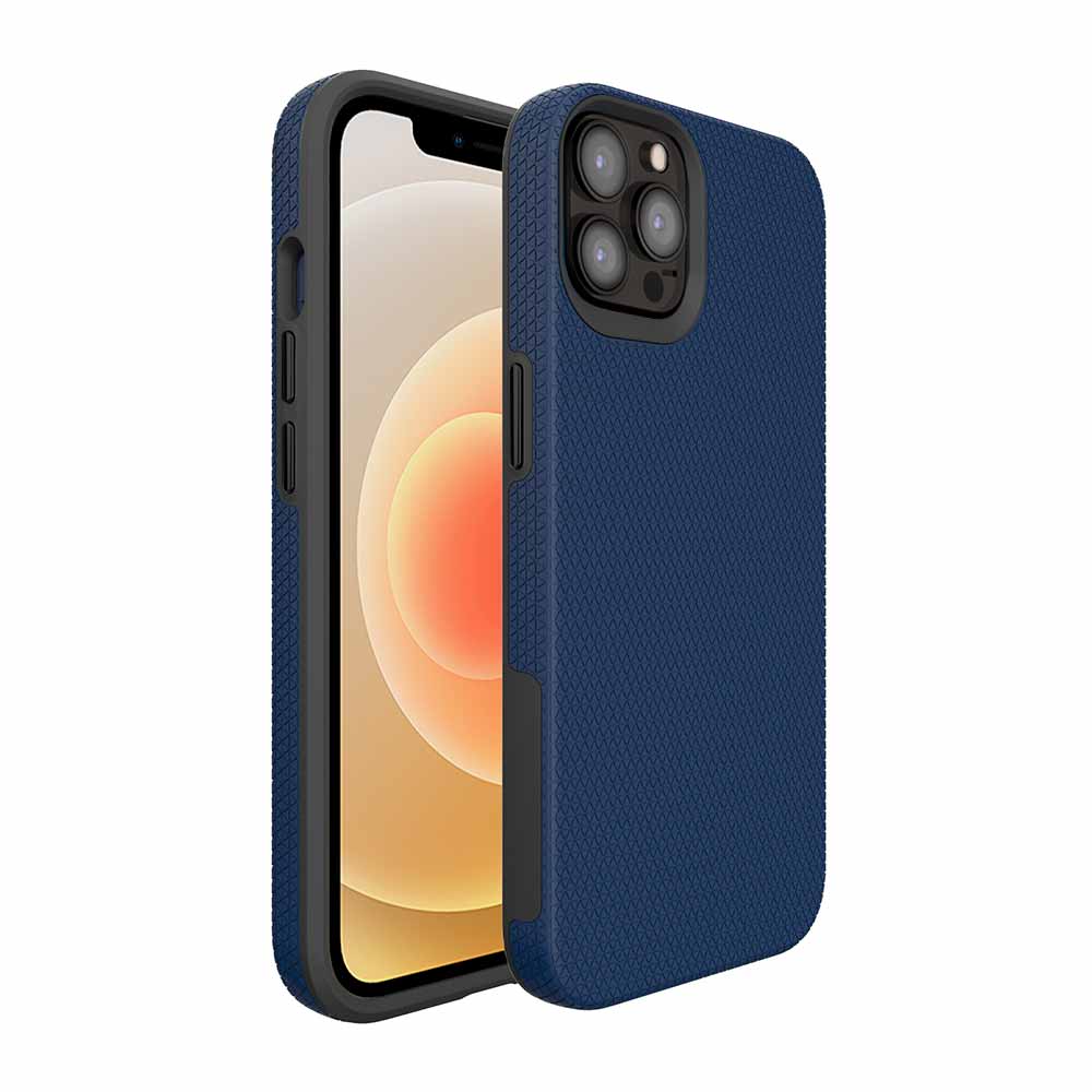 Double Case para iPhone 13 Pro Azul Marinho - Capa Antichoque Dupla