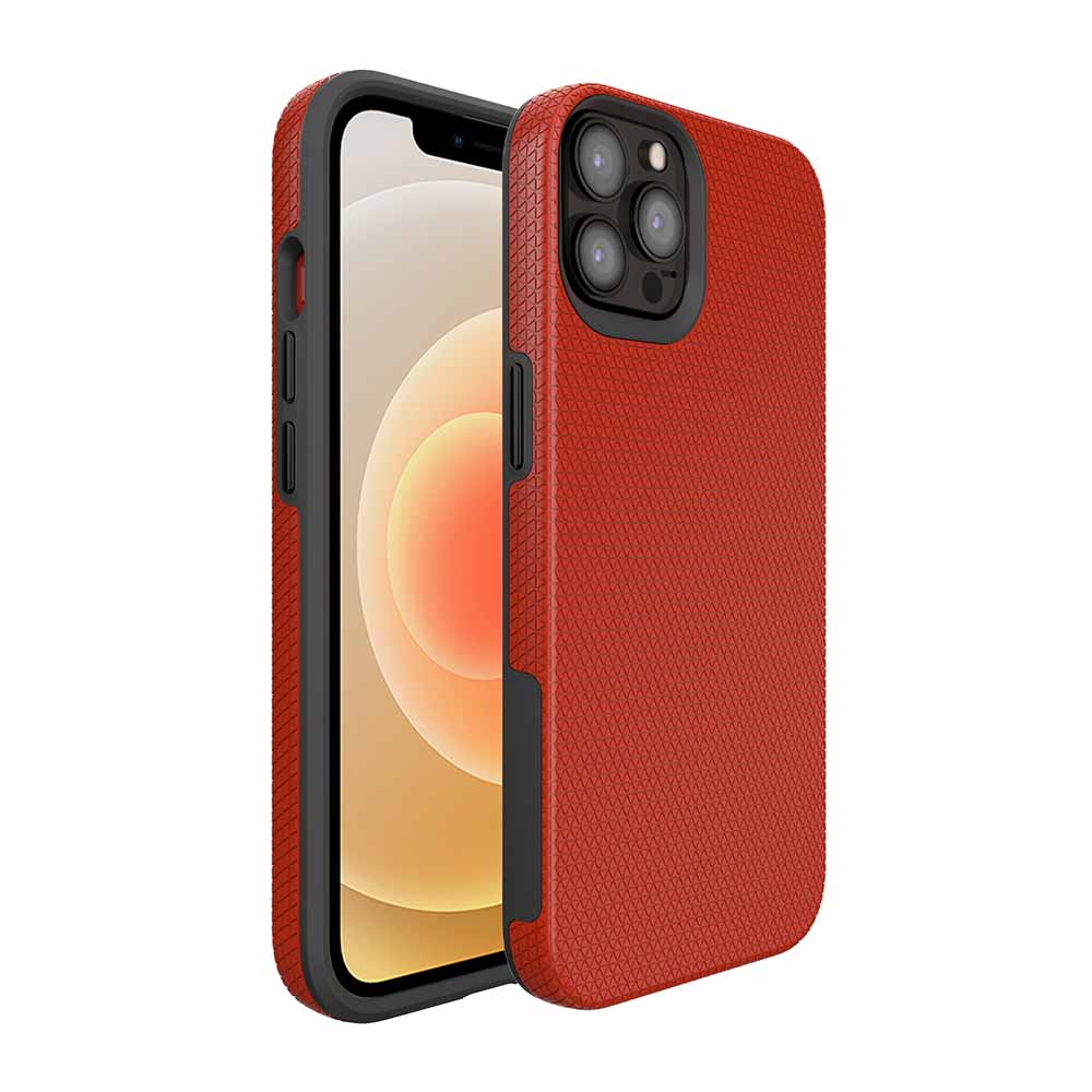 Double Case para iPhone 13 Pro Max Vermelha - Capa Antichoque Dupla