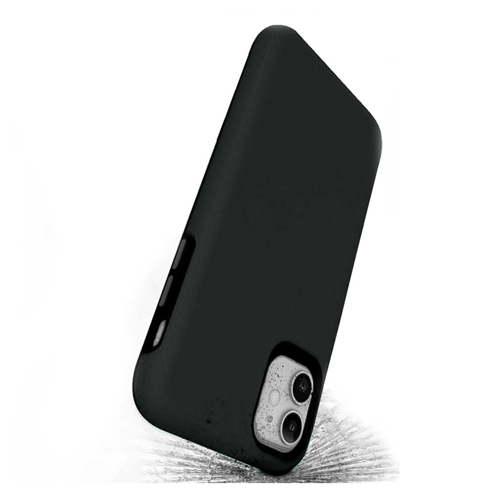 Double Lux Case para iPhone 12 Pro Max Preta - Capa Antichoque Dupla