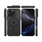 Magcase para iPhone 16 Pro - Clarity Carbon Fiber