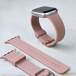 Pulseira para Apple Watch® Com Fivela - Silicone Rosa 42/44/45/49mm