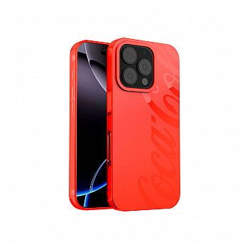 Magcase Coca-Cola para iPhone 16 Pro - Vermelha