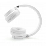 Fone de Ouvido Bluetooth Branco com Prata | Elite Bass Headphone iWill