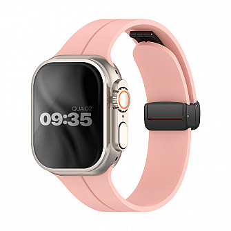 Silicone Lock Rose - Pulseira para Apple Watch® - 38/40/41 mm