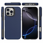 Magcase para iPhone 16 Pro - Double Case Azul - Capa Antichoque Dupla