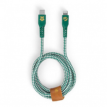 Cabo MFi Lightning para USB-C Verde | Sonserina Harry Potter