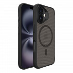 Magcase para iPhone 16 Plus - Clarity Carbon Fiber