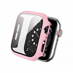 Pulseira para Apple Watch® Com Proteção para a Tela - Silicone Rosa 40mm