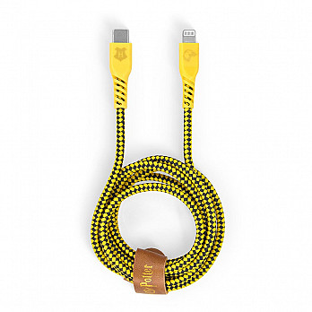 Cabo MFi Lightning para USB-C Amarelo | Lufa-Lufa Harry Potter