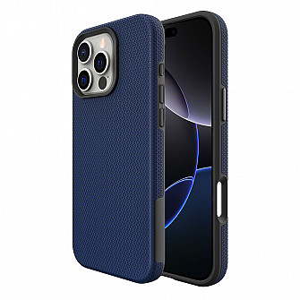 Magcase para iPhone 16 Pro Max - Double Case Azul - Capa Antichoque Dupla