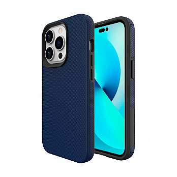 Double Case para iPhone 14 Pro Azul Marinho - Capa Antichoque Dupla