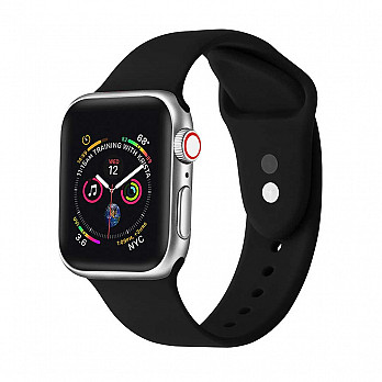 Pulseira para Apple Watch® WatchBand - Silicone Preta 42/44/45/49 mm