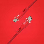 Elite Cable Coca-Cola - Cabo USB-C para USB-C - Vermelho