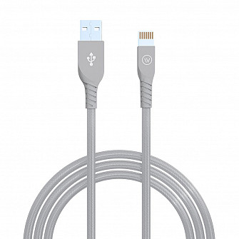 Cabo MFi Strong Cable Prata