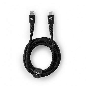 Cabo USB-C para MFi 1,2m Preto | Strong Cable iWill