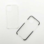 Impact Case para iPhone 12 / 12 Pro Transparente com Branco - Capa Antichoque Dupla