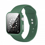 Pulseira para Apple Watch® Com Proteção para a Tela - Silicone Verde 44mm