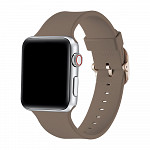 Pulseira para Apple Watch® Com Fivela - Silicone Café 38/40 mm