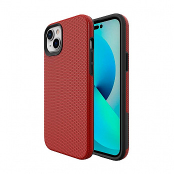 Double Case para iPhone 14 Plus Vermelha - Capa Antichoque Dupla