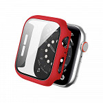 Pulseira para Apple Watch® Com Proteção para a Tela - Silicone Vermelha 40mm