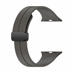 Silicone Lock Cinza - Pulseira para Apple Watch® - 42/44/45/49 mm