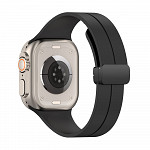 Silicone Lock Preta - Pulseira para Apple Watch® - 42/44/45/49 mm