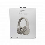 Fone de Ouvido Bluetooth Branco com Prata | Elite Bass Headphone iWill