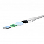 Cabo MFi Strong Cable 2m em TPE Branco