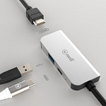 Hub USB-C Mini - Adaptador 3 em 1: HDMI, USB, USB-C
