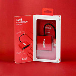 Hub USB-C 3 em 1 - Coca-Cola Vermelho