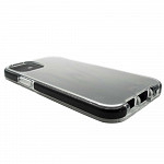 Impact Case para iPhone 12 Mini Transparente com Preto - Capa Antichoque