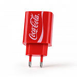 Carregador GaN Charger USB-C PD 30W Coca-Cola - Vermelho