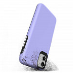 Double Lux Case para iPhone 12 / 12 Pro Roxo - Capa Antichoque Dupla