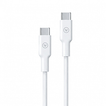 Cabo Essencial  USB-C para USB-C - Branco 1m