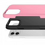 Double Lux Case para iPhone 12 / 12 Pro Rosa - Capa Antichoque Dupla