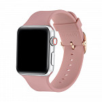 Pulseira para Apple Watch® Com Fivela - Silicone Rosa 38/40 mm