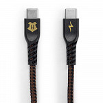 Cabo USB-C para USB-C Preto | Hogwarts Harry Potter