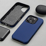 Magcase para iPhone 16 Pro Max - Double Case Azul - Capa Antichoque Dupla