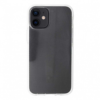 Impact Case para iPhone 12 Mini Transparente com Branco - Capa Antichoque