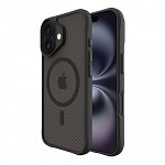 Magcase para iPhone 16 Plus - Clarity Carbon Fiber