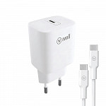 Kit Carregador e Cabo Essencial Adaptador 20W + Cabo USB-C para USB-C